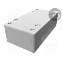 MB126540VL; Enclosure: multipurpose; X: 65mm; Y: 120mm; Z: 40mm; MB; polystyrene; HAMMOND