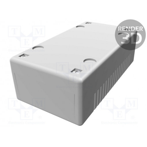 MB126540VL; Enclosure: multipurpose; X: 65mm; Y: 120mm; Z: 40mm; MB; polystyrene; HAMMOND