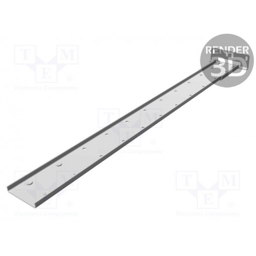 RM2U18BRKT; Mounting holder; L: 422mm; H: 89mm; HAMMOND RM2U18BRKT; Mounting holder; L: 422mm; H: 89mm; HAMMOND