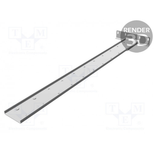 RM3U18BRKT; Mounting holder; L: 422mm; H: 133mm; HAMMOND RM3U18BRKT; Mounting holder; L: 422mm; H: 133mm; HAMMOND