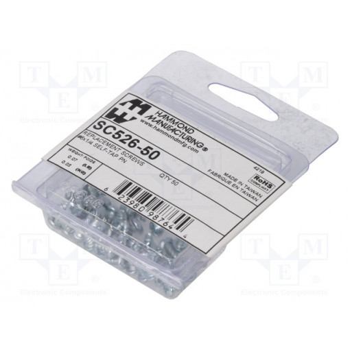 SC526-50; Set of screws; HM-1557; Pcs: 50; HAMMOND