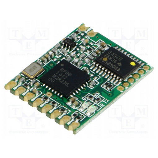 HM-TRLR-S-868; Module: transceiver; RF; FSK,GFSK,LoRa,OOK; 868MHz; RS232,UART; HOPE MICROELECTRONICS HM-TRLR-S-868; Module: transceiver; RF; FSK,GFSK,LoRa,OOK; 868MHz; RS232,UART; HOPE MICROELECTRONICS