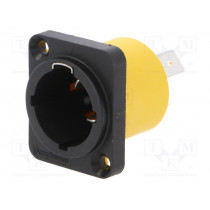 HPT-3-MDW; Socket; AC supply; male; PIN: 3; 16A; 250V; thermoplastic; IP65; AMPHENOL