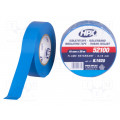 IL1920; Tape: electrical insulating; W: 19mm; L: 20m; Thk: 0.15mm; blue; 125%; HPX