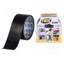 CS5005; Tape: duct; W: 48mm; L: 5m; Thk: 0.3mm; black; natural rubber; HPX CS5005; Tape: duct; W: 48mm; L: 5m; Thk: 0.3mm; black; natural rubber; HPX
