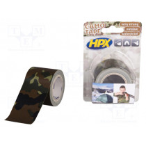 CA5005; Tape: masking; W: 48mm; L: 5m; camo; Application: masking; HPX CA5005; Tape: masking; W: 48mm; L: 5m; camo; Application: masking; HPX