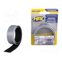 DG2500; Tape: fixing; W: 25mm; L: 0.5m; double-sided; black; HPX