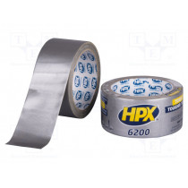 CS5010; Tape: duct; W: 48mm; L: 10m; Thk: 0.3mm; silver; natural rubber; 12%; HPX CS5010; Tape: duct; W: 48mm; L: 10m; Thk: 0.3mm; silver; natural rubber; 12%; HPX