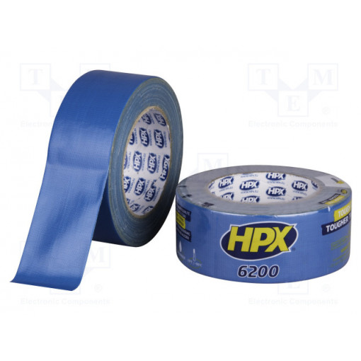 CL5025; Tape: duct; W: 48mm; L: 25m; Thk: 0.3mm; blue (bright); max.60°C; 12%; HPX CL5025; Tape: duct; W: 48mm; L: 25m; Thk: 0.3mm; blue (bright); max.60°C; 12%; HPX