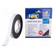 ZC05; Tape: fixing; W: 19mm; L: 10m; Thk: 1.05mm; double-sided; acrylic; HPX