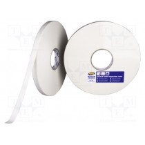 MW1950; Tape: fixing; W: 19mm; L: 50m; Thk: 1mm; double-sided; natural rubber; HPX