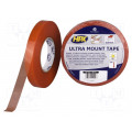 UM1950; Tape: fixing; W: 19mm; L: 50m; Thk: 0.2mm; double-sided; transparent; HPX
