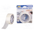 PS3802; Tape: sealing; W: 38mm; L: 1.5m; Thk: 1mm; transparent; acrylic; 4N/mm; HPX