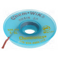 ; Tape: desoldering; rosin; W: 1.27mm; L: 1.5m; CHEMTRONICS