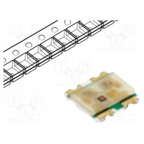 HSMF-C114; LED; SMD; 0606; RGB; 1.6x1.5x0.35mm; 145°; 20mA; Lens: diffused; BROADCOM (AVAGO)