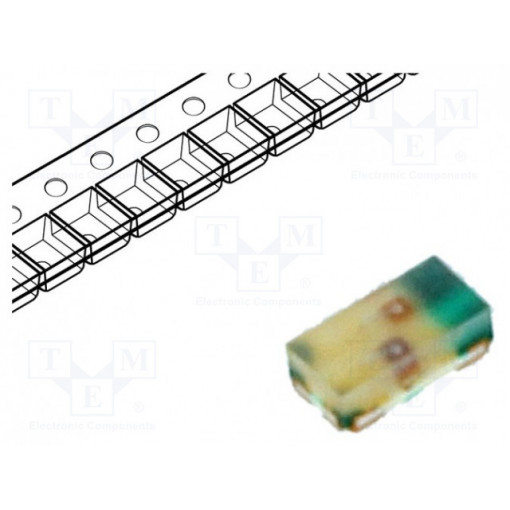 HSMF-C165; LED; SMD; 0603; red/green; 1.6x0.8x0.5mm; 120°; 1.95÷2.6/2.2÷2.6V; BROADCOM (AVAGO)
