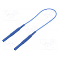 HSPL 8568/AWG16/50/BL; Test lead; 6kVDC; 6kVAC; 16A; 4mm banana plug-4mm banana plug; SCHÜTZINGER HSPL 8568/AWG16/50/BL; Test lead; 6kVDC; 6kVAC; 16A; 4mm banana plug-4mm banana plug; SCHÜTZINGER