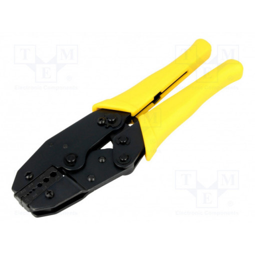 ; Tool: for crimping colaxial / RF connectors; carbon steel; 