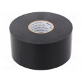 710-10802; Tape: electrical insulating; W: 50mm; L: 30m; Thk: 0.25mm; black; HELLERMANNTYTON