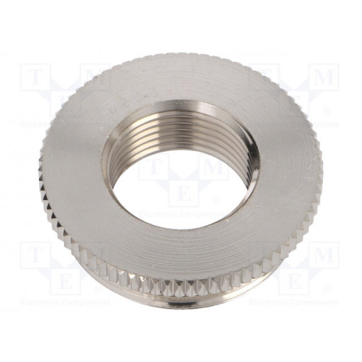 1.076.3220.50; Reduction of threads for glands; Int.thread: M20; brass; nickel; HUMMEL