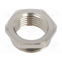 1.077.2016.50; Reduction of threads for glands; Int.thread: M16; brass; nickel; HUMMEL