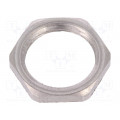 1.161.1600.58; Nut; M16; stainless steel; Thk: 3mm; Spanner: 19mm; Thread: metric; HUMMEL