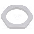1.262.3600.11; Nut; PG36; polyamide; UL94V-0; Thk: 8mm; Spanner: 60mm; grey; HUMMEL