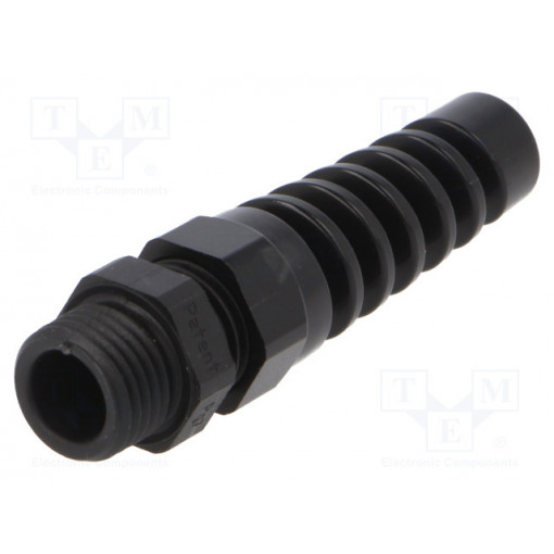 1.293.0701.15; Cable gland; with strain relief; PG7; IP68; Mat: polyamide; black; HUMMEL