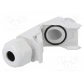 1.313.1600.50; Cable gland; angular; M16; IP68; Mat: polyamide; grey; HUMMEL