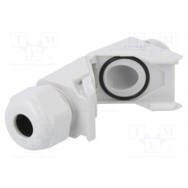 1.313.1600.50; Cable gland; angular; M16; IP68; Mat: polyamide; grey; HUMMEL