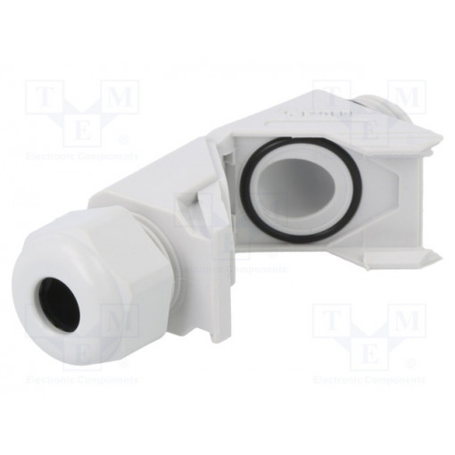 1.313.1600.50; Cable gland; angular; M16; IP68; Mat: polyamide; grey; HUMMEL