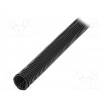 1.510.1601.14; Conduit; ØBraid : 17mm; polyamide; black; Len: 50m; -40÷120°C; HUMMEL 1.510.1601.14; Conduit; ØBraid : 17mm; polyamide; black; Len: 50m; -40÷120°C; HUMMEL