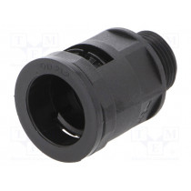 1.533.2001.50; Straight terminal connector; ØBraid : 17mm; polyamide; -20÷80°C; HUMMEL 1.533.2001.50; Straight terminal connector; ØBraid : 17mm; polyamide; -20÷80°C; HUMMEL