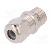1.609.1200.31; Cable gland; with long thread; M12; IP68; Mat: brass; 10bar; HUMMEL