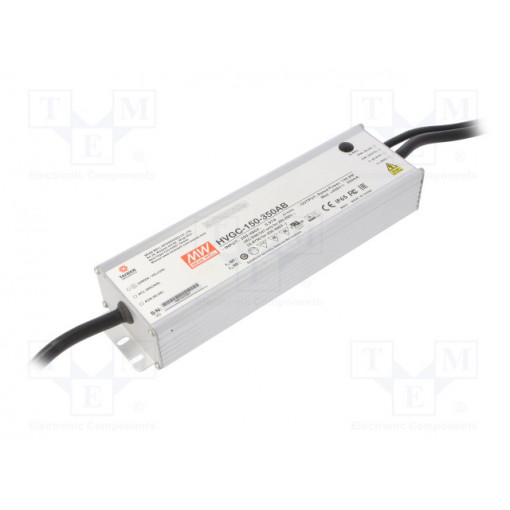 HVGC-150-350AB; Power supply: switched-mode; LED; 149.8W; 42÷428VDC; 210÷350mA; MEAN WELL