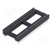 DS1010-48T1WS; Socket: DIP; PIN: 48; 15.24mm; THT; Pitch: 1.778mm; CONNFLY DS1010-48T1WS; Socket: DIP; PIN: 48; 15.24mm; THT; Pitch: 1.778mm; CONNFLY