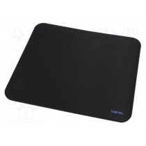 ID0117; Mouse pad; black; 250x220x3mm; LOGILINK