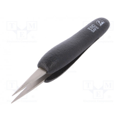 00.SA.DN.6; Tweezers; Blade tip shape: sharp; Tweezers len: 120mm; ESD; IDEAL-TEK 00.SA.DN.6; Tweezers; Blade tip shape: sharp; Tweezers len: 120mm; ESD; IDEAL-TEK