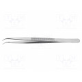 119B.SA.1; Tweezers; 150mm; Blades: narrow,curved; universal; tips serrated; IDEAL-TEK 119B.SA.1; Tweezers; 150mm; Blades: narrow,curved; universal; tips serrated; IDEAL-TEK
