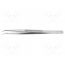 119B.SA.1; Tweezers; 150mm; Blades: narrow,curved; universal; tips serrated; IDEAL-TEK 119B.SA.1; Tweezers; 150mm; Blades: narrow,curved; universal; tips serrated; IDEAL-TEK
