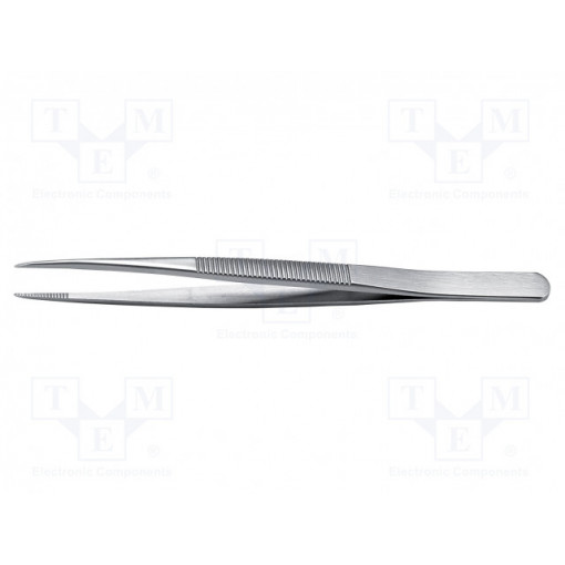 120A.SA.1; Tweezers; 110mm; Blades: straight,narrow; Blade tip shape: flat; IDEAL-TEK 120A.SA.1; Tweezers; 110mm; Blades: straight,narrow; Blade tip shape: flat; IDEAL-TEK
