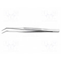 124.SA.1; Tweezers; 150mm; Blades: narrow,curved; universal; tips serrated; IDEAL-TEK 124.SA.1; Tweezers; 150mm; Blades: narrow,curved; universal; tips serrated; IDEAL-TEK