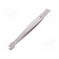 127.SA.1; Tweezers; 105mm; for precision works; Blade tip shape: shovel; IDEAL-TEK