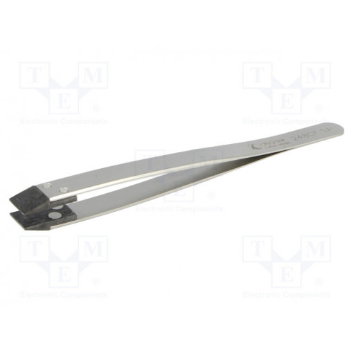 248CF.SA; Tweezers; strong construction; Tweezers len: 130mm; ESD; IDEAL-TEK 248CF.SA; Tweezers; strong construction; Tweezers len: 130mm; ESD; IDEAL-TEK