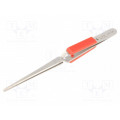 29.SA; Tweezers; Blades: straight; Tool material: stainless steel; 165mm; IDEAL-TEK 29.SA; Tweezers; Blades: straight; Tool material: stainless steel; 165mm; IDEAL-TEK