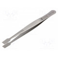34A.SA; Tweezers; 120mm; Blades: straight; Blade tip shape: flat; IDEAL-TEK