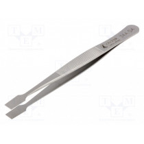 34A.SA; Tweezers; 120mm; Blades: straight; Blade tip shape: flat; IDEAL-TEK