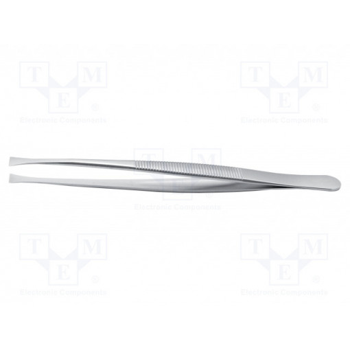 35A.SA.1; Tweezers; 120mm; for precision works; Blade tip shape: flat; IDEAL-TEK