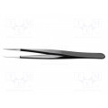 3C.SA.NE.6; Tweezers; Blade tip shape: sharp; Tweezers len: 110mm; ESD; IDEAL-TEK
