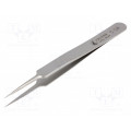 5.SA; Tweezers; 110mm; for precision works; Blades: straight,narrowed; IDEAL-TEK